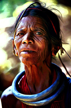 "Tribeswoman" by Sergio Pessolano