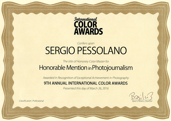 Honorable Mention in Photojournalism