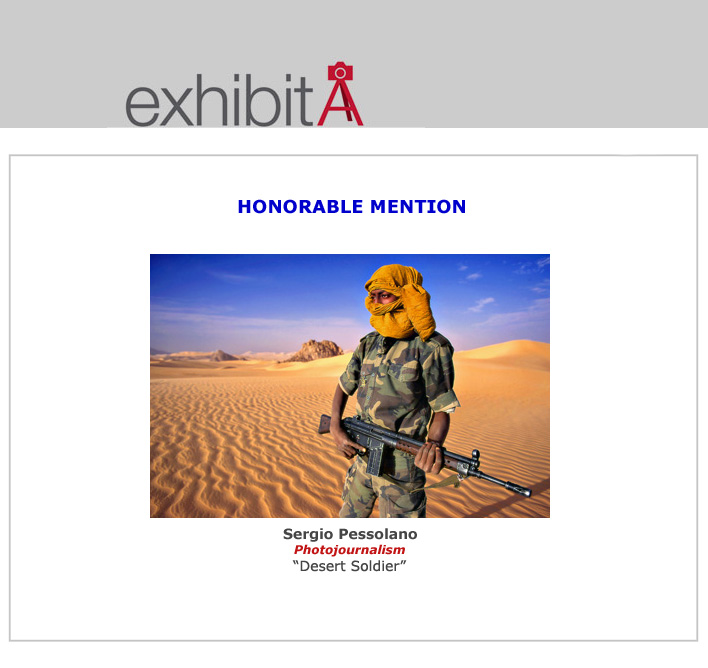 ExhibitA - "Desert Soldier" by Sergio Pessolano